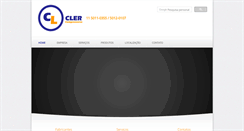 Desktop Screenshot of cler.com.br
