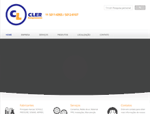 Tablet Screenshot of cler.com.br